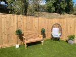 Garden Fence Panel - Vertical Cladded - The Cromer 3