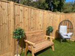 Garden Fence Panel - Vertical Cladded - The Cromer 4