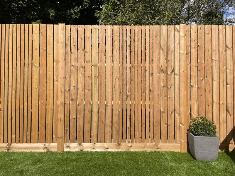 Garden Fence Panels - Slatted - The Summerleaze