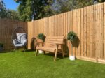 Vertical Slatted Garden Fence Panel - The Woolacombe