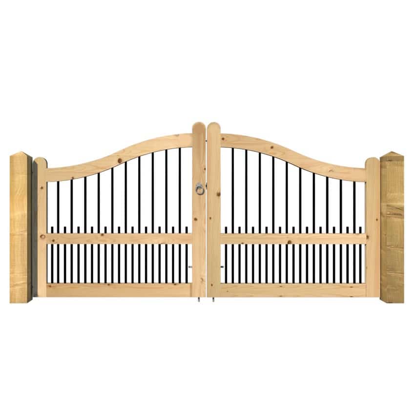 The-Brunel-Open-Panelled-Driveway-Gate-in-Softwood
