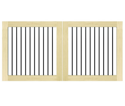 Open Panelled Driveway Gate - The Ivybridge