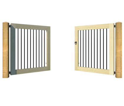 Open Panelled Driveway Gate - The Ivybridge - open