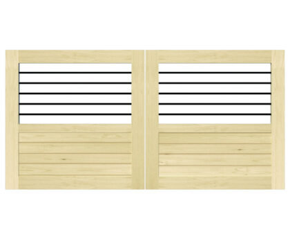 Open Panelled Driveway Gate - The Kingsbridge
