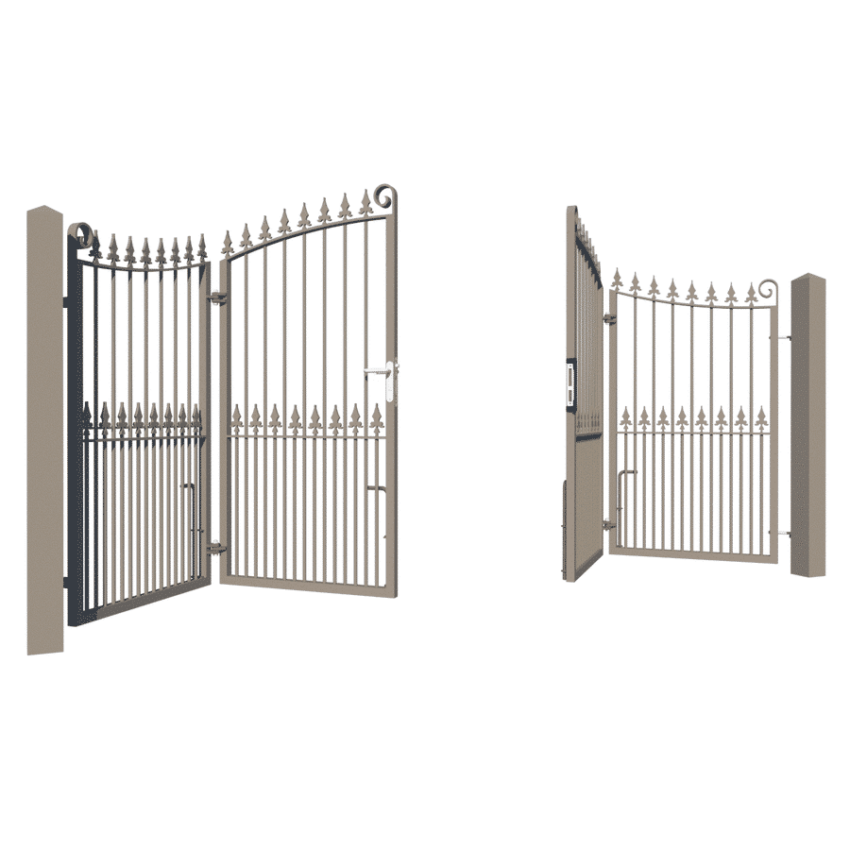 Bi-fold Driveway Gate - The Swindon 2