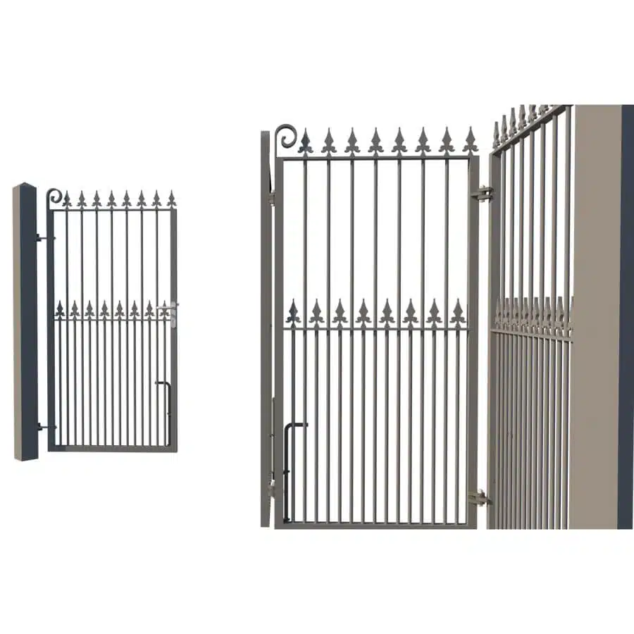 High Flat Top Bi-fold Driveway Gate - The Darlington - 3
