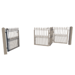 Low Height Bi-fold Driveway Gate - The Darlington Low 2