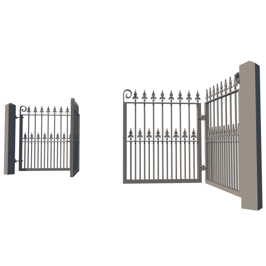 Darlington Low Bi-fold Driveway Gate - Image 6
