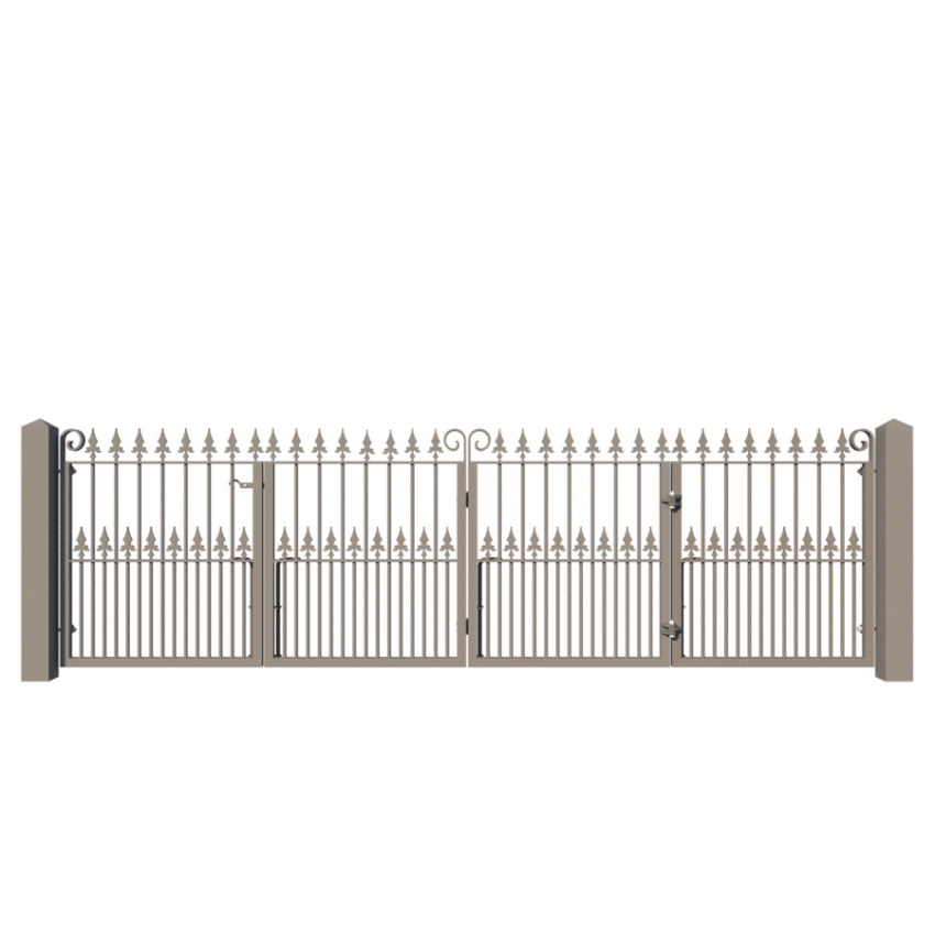 Darlington Low Bi-fold Driveway Gate - Image 3