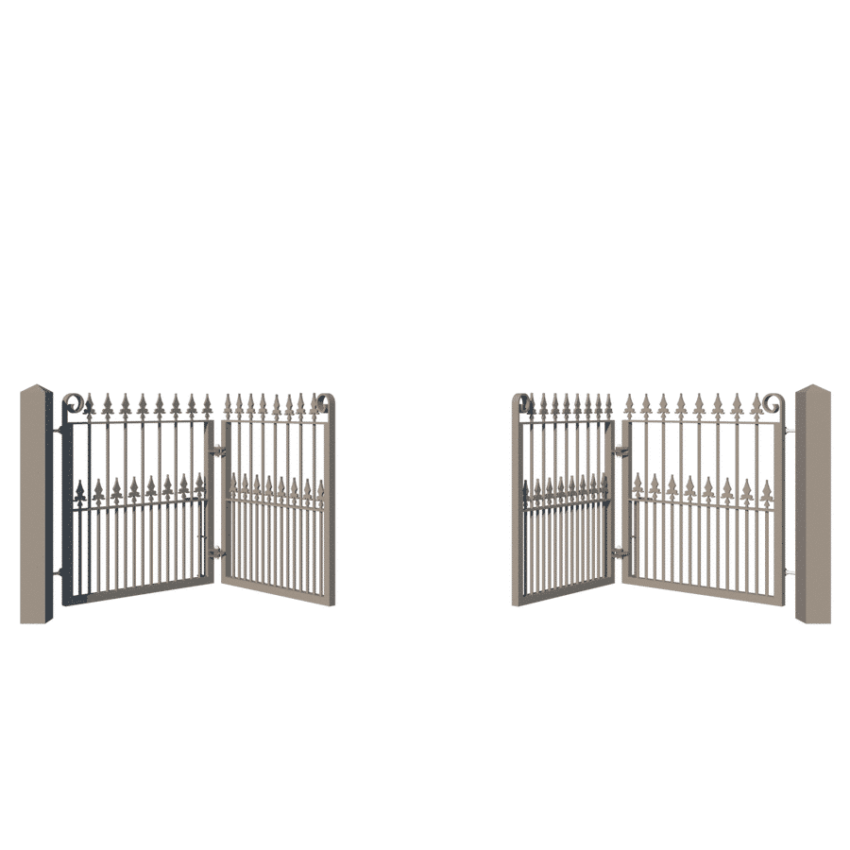 Darlington Low Bi-fold Driveway Gate - Image 2