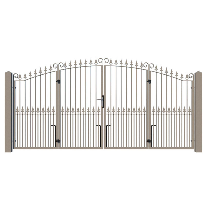 Metal Bi-fold Driveway Gates - The Surrey - rear