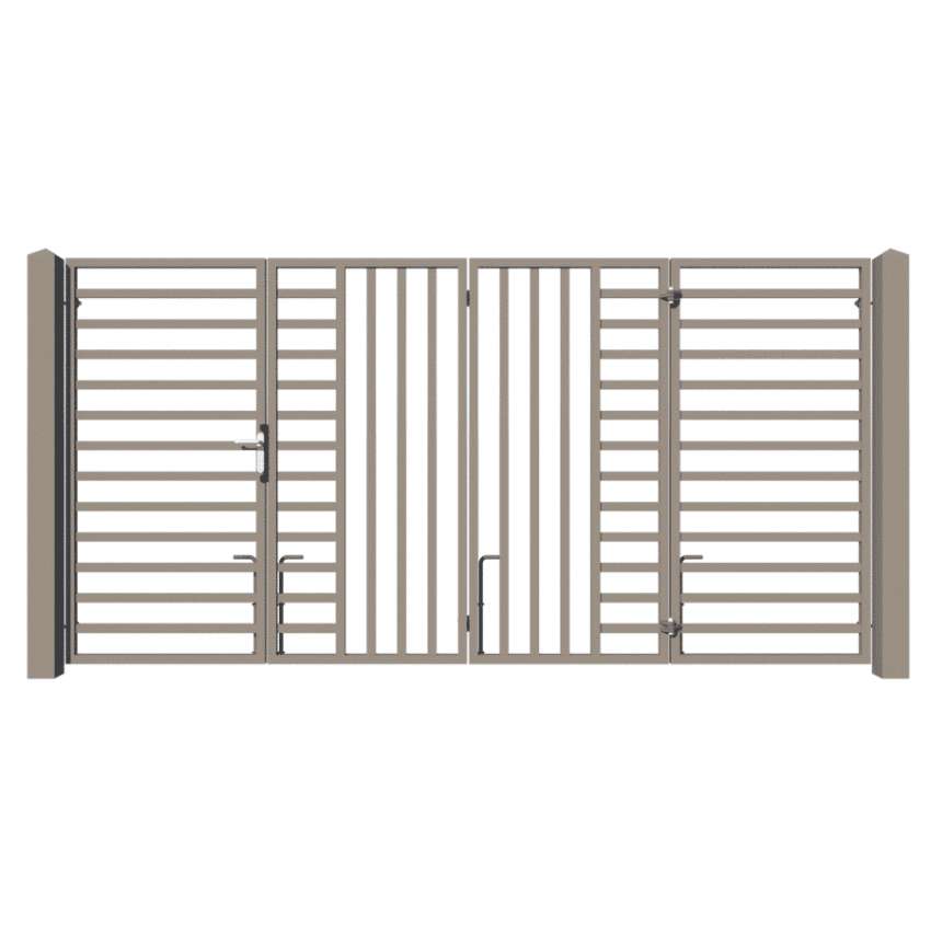 Modern Bi-fold Driveway Gate - The Chelsea 2