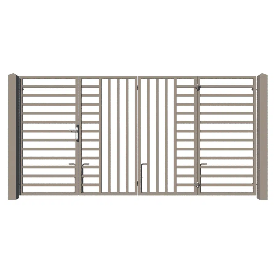 Modern Bi-fold Driveway Gate - The Chelsea 2