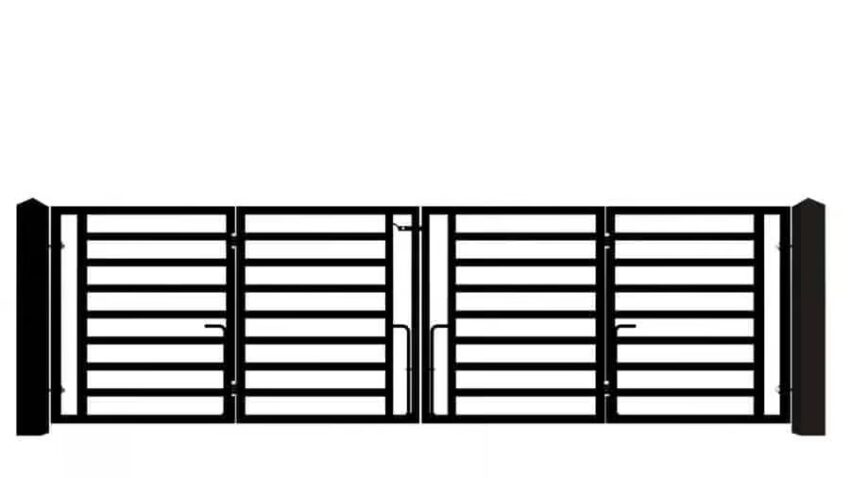 Modern-Metal-Bi-fold-Entrance-Gate-The-Camden-Low