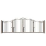 Metal Bi-fold Driveway Gate - The Hartland Low height - Pedestrian Access