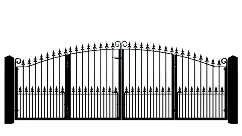 Metal-Bi-fold-Driveway-Gates-The-Swindon-Low