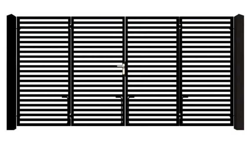 Modern-Metal-Bi-fold-Driveway-Gate-Design-The-Charlton