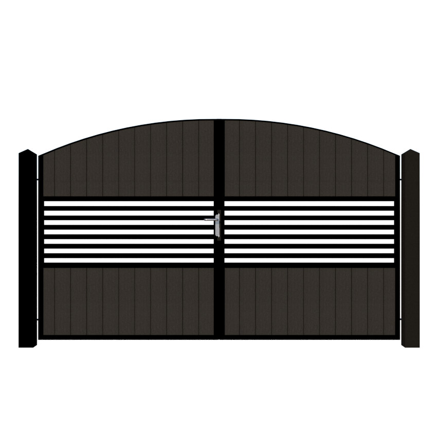 Composite Driveway Gate - The Haverhill - Anthracite Grey