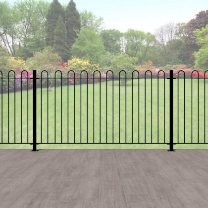 Hoop Style Metal Balustrades - The Stafford
