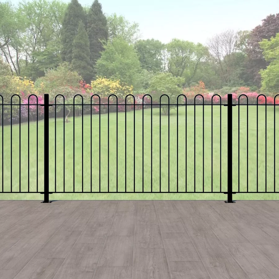 Hoop Style Metal Balustrades - The Stafford