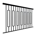 Metal Balustrades -The New Forest - side panel
