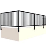 Metal Balustrades the Cheltenham - wall mounted