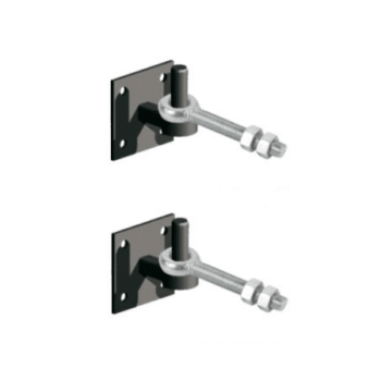 Adjustable hinges for metal side gates