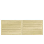Wooden Driveway Gate - The Newport Low