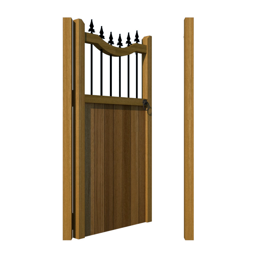 Hardwood Side Gate - The Holmewood - open