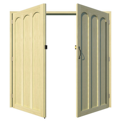 Wooden Garage Door - The Kendal - open