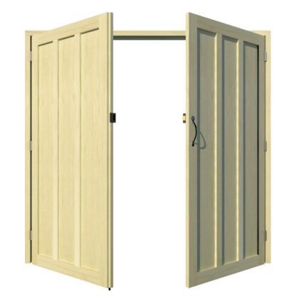 Wooden Garage Door - The Stoke - open