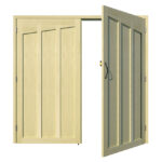 Wooden Garage Door - The Torridge - open one