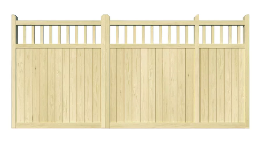 Wooden Sliding Gate - The Baywood High