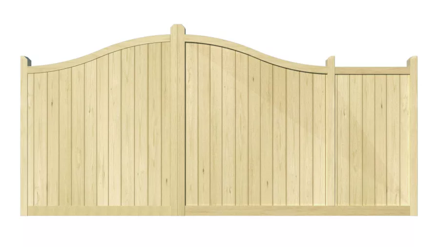 Wooden Sliding Gate - The Berkshire
