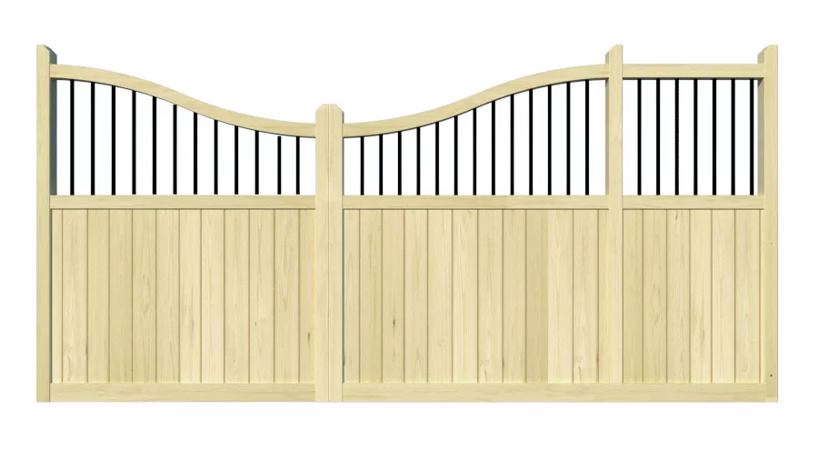 Wooden Sliding Gate - The Cumbria