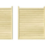 Wooden Sliding Gate - The Derby - split