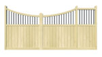 Wooden Sliding Gate - The Foxwood