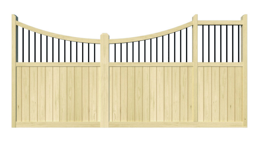 Wooden Sliding Gate - The Foxwood