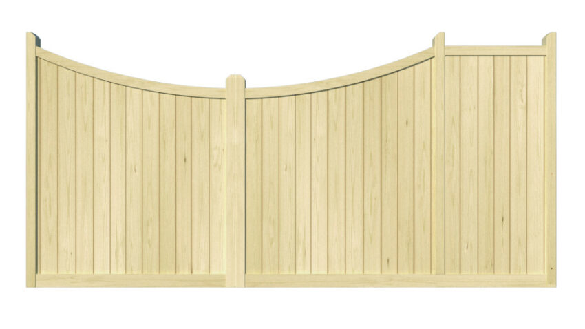 Wooden Sliding Gate - The Hazelwood