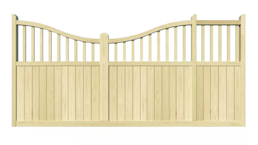 Wooden Sliding Gate - The Heritage