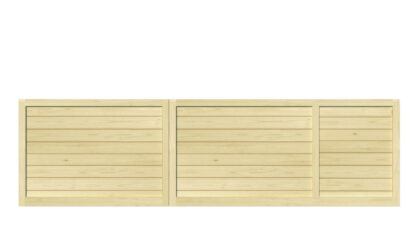 Wooden Sliding Gate - The Newport Low