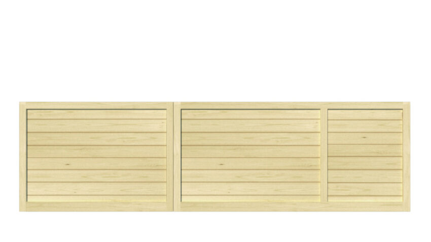 Wooden Sliding Gate - The Newport Low