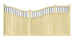 Wooden Sliding Gate - The Outwood Reverse