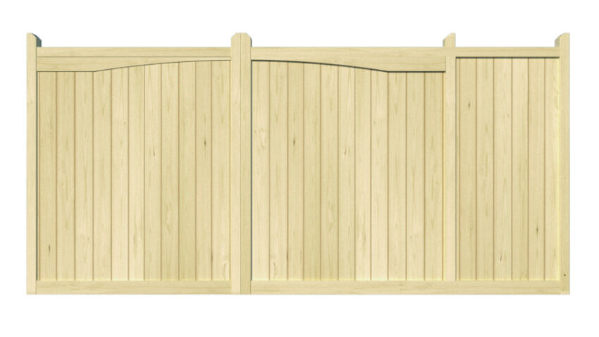 Wooden Sliding Gate - The Pettswood