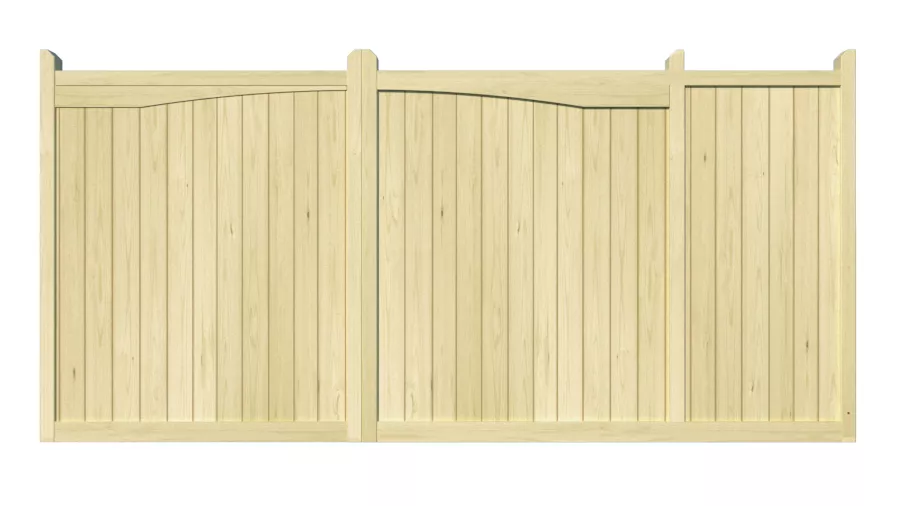 Wooden Sliding Gate - The Pettswood