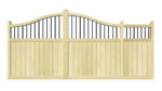 Wooden Sliding Gate - The Suffolk