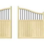 Wooden Sliding Gate - The Suffolk - front