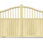 Wooden Sliding Gate - The Torbay - closed