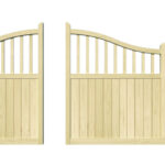 Wooden Sliding Gate - The Torbay - front