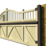 Wooden Sliding Gate - The Torbay - rear side